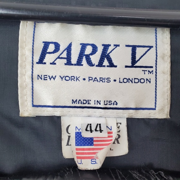 VTG 70s 80s Park V Leather Vest Harley Davidson - Picture 3 of 7